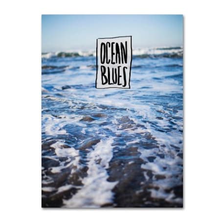 Leah Flores 'Ocean Blues' Canvas Art,18x24